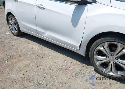 2014 Hyundai Elantra Gt Base W/Blue from USA, damaged, VIN KMHD35LH9EU162356